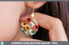 Gorgeous3D Round Earrings design.