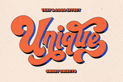 3D Retro Text &amp; Logo Effect Product Image 1