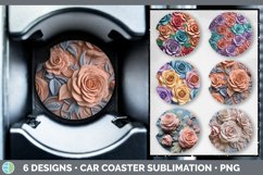 Bundle of six 3D Car Coaster designs.