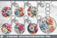 Bundle of six 3D Keychain designs.