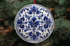 Italian Tiles Christmas Ornaments Sublimation Bundle PNG Product Image 8