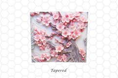 3D Sakura Tree 20 oz Skinny Tumbler Sublimation Designs