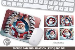 Mouse Pad 3D Santa Claus Product Image 1