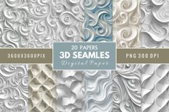 3D Seamless Digital Paper Bundle Product Image 1