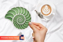 3D Seashell Sticker, Nautical Wall Art, Beach Decorations Product Image 1
