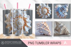 3D Seashell Tumbler wrap Product Image 1
