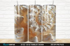 3D Seashell 20/30oz Skinny Tumbler Product Image 1