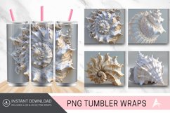 3D Seashell Tumbler wrap Product Image 1