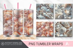 3D Seashells Tumbler Wrap Product Image 1