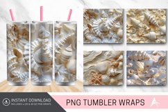 3D Seashells Tumbler Wrap Product Image 1