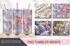 3D Seashells Tumbler Wrap Product Image 1