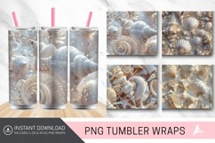 3D Seashells Tumbler Wrap Product Image 1