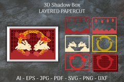 Chinese 3D Shadow Box Layered Papercut Product Image 2