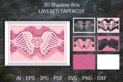 Valentine 3D Shadow Box Layered Papercut Bundle Product Image 5