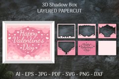 Valentine 3D Shadow Box Layered Papercut Bundle Product Image 7