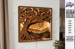 3D Layered Light Box Art Laser Cut Bundle | Shadow Box | CNC Product Image 3