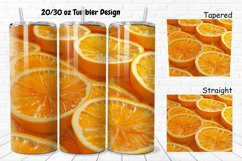 3D Sliced Orange 20/30oz Skinny Tumbler Product Image 1