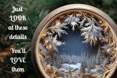 3D Snow Christmas Ornaments Sublimation Bundle PNG Product Image 3