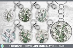 Bundle of six 3D Keychain designs.