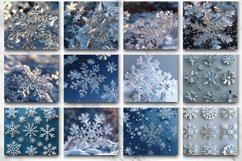 3D Snowflakes Christmas Tumbler wrap Bundle Product Image 3