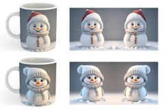 3D Snowman | Mug sublimation design Product Image 6