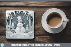 Gorgeous3D Square Coaster design.