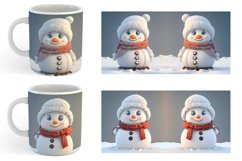 3D Snowman | Mug sublimation design Product Image 5