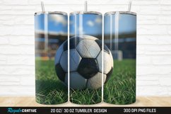 3D Soccer 20/30oz Skinny Tumbler Product Image 1