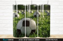 3D Soccer 20/30oz Skinny Tumbler Product Image 1