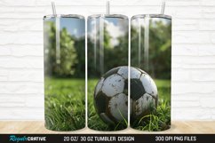 3D Soccer 20/30oz Skinny Tumbler Product Image 1