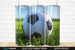 3D Soccer 20/30oz Skinny Tumbler Product Image 1