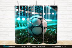 3D Soccer 20/30oz Skinny Tumbler Product Image 1