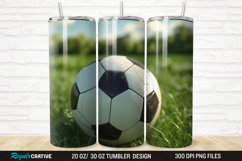 3D Soccer 20/30oz Skinny Tumbler Product Image 1