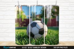 3D Soccer 20/30oz Skinny Tumbler Product Image 1