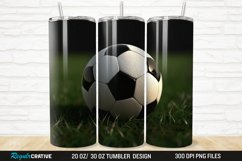 3D Soccer 20/30oz Skinny Tumbler Product Image 1