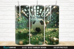 3D Soccer 20/30oz Skinny Tumbler Product Image 1