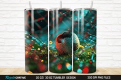 3D Soccer 20/30oz Skinny Tumbler Product Image 1