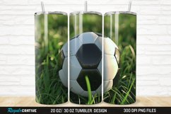 3D Soccer 20/30oz Skinny Tumbler Product Image 1