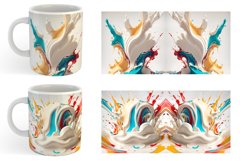 3D Splash Colorful Paint | Mug sublimation design Product Image 4