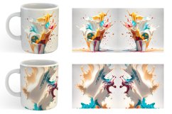 3D Splash Colorful Paint | Mug sublimation design Product Image 5