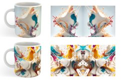 3D Splash Colorful Paint | Mug sublimation design Product Image 6