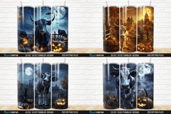 3D Halloween Spooky Cow Tumbler Wrap Bundle Product Image 2