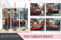3D Sport Car Tumbler wrap Product Image 1