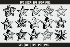 3D star SVG Cricut Cut File Product Image 1