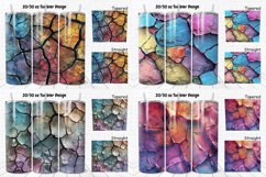 3D Stone Cracked Texture Tumbler Bundle Product Image 6