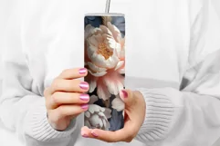 3D Sublimation Tumbler Wrap 3D Flowers Tumbler Bundle