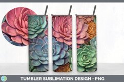 Gorgeous3D Succulent Tumbler design.