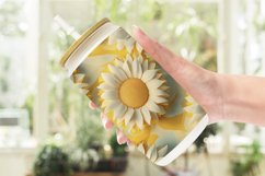 3D Sunflower Glass Can Wraps Product Image 2