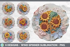 Bundle of six 3D Wind Spinner designs.