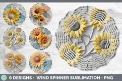 Bundle of six 3D Wind Spinner designs.